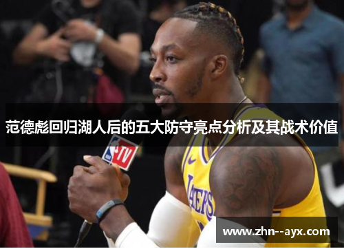 范德彪回归湖人后的五大防守亮点分析及其战术价值